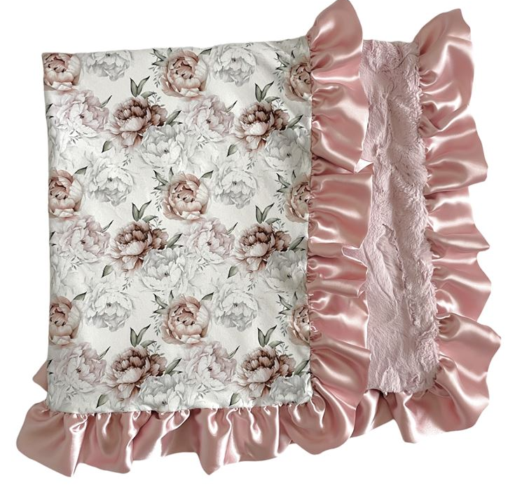 Personalized Floral Rose Blanket Bella Jewels Gifts